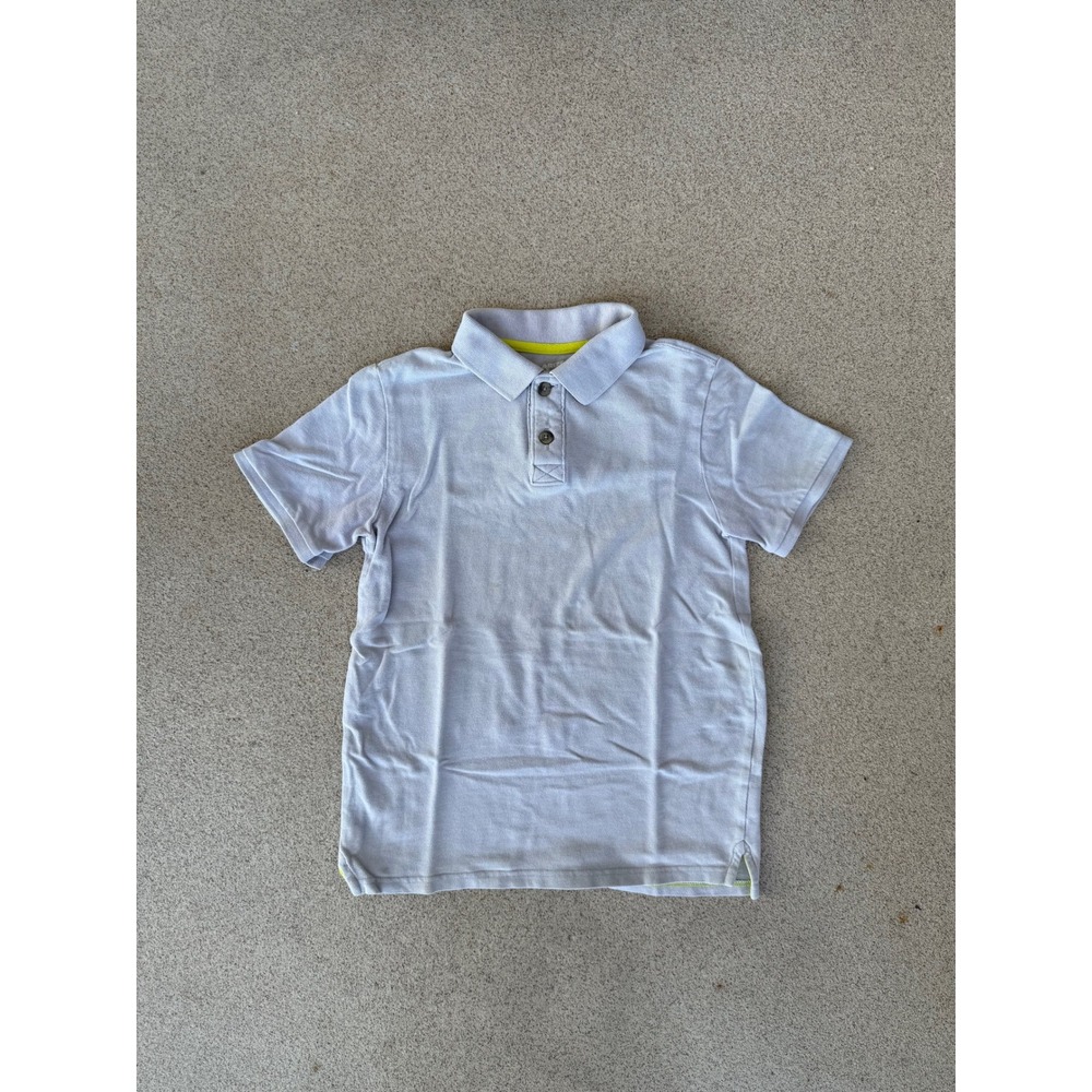 Arizona Jean Co Pique Kids Large Polo Shirt - Light Purple Short Sleeve